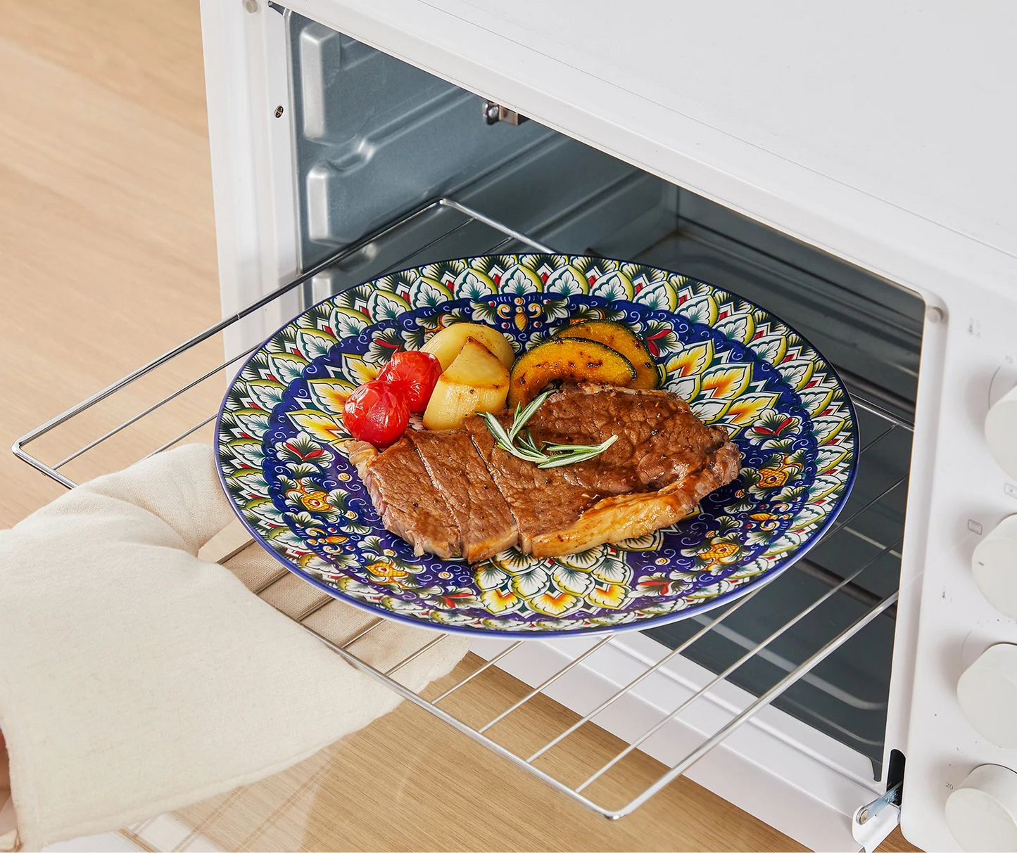 Vaisselle porcelaine 4 personnes - SIMI - 16 pièces