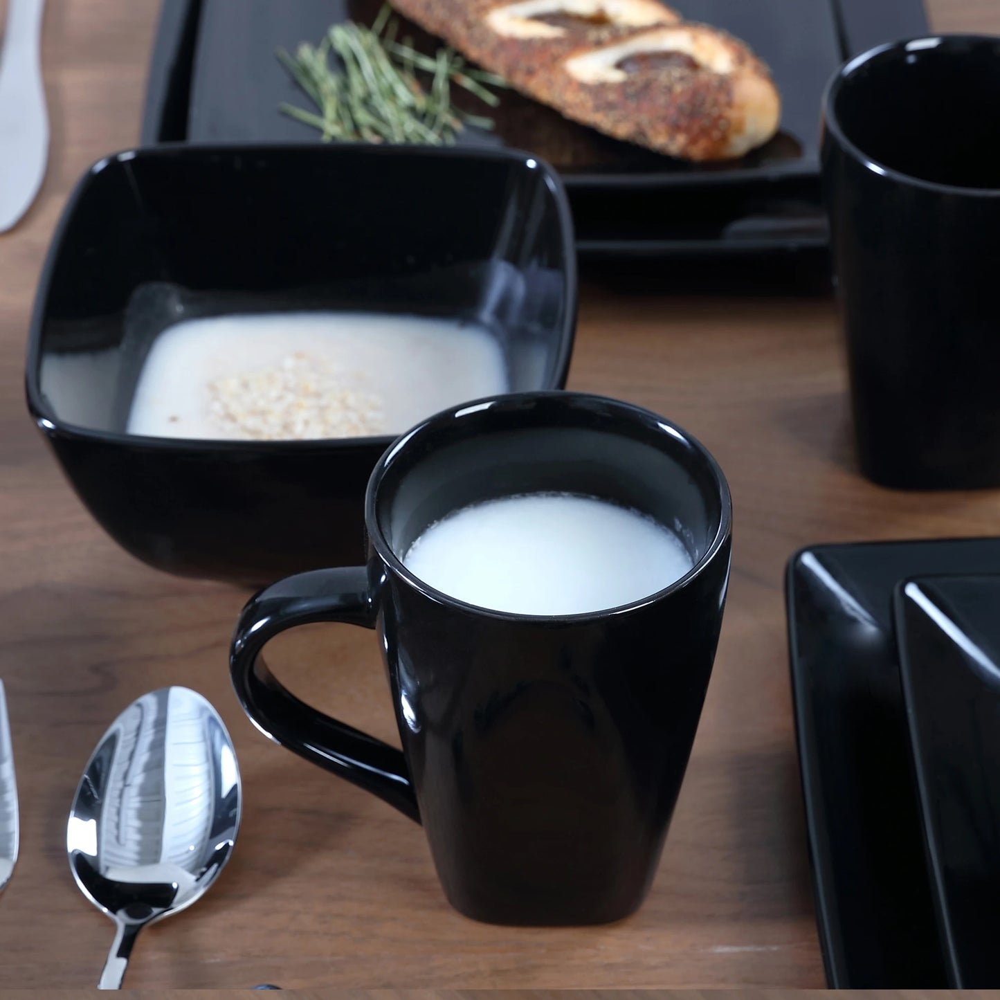 Vaisselle porcelaine 4/12 personnes - SOHO - 16 à 48 pièces