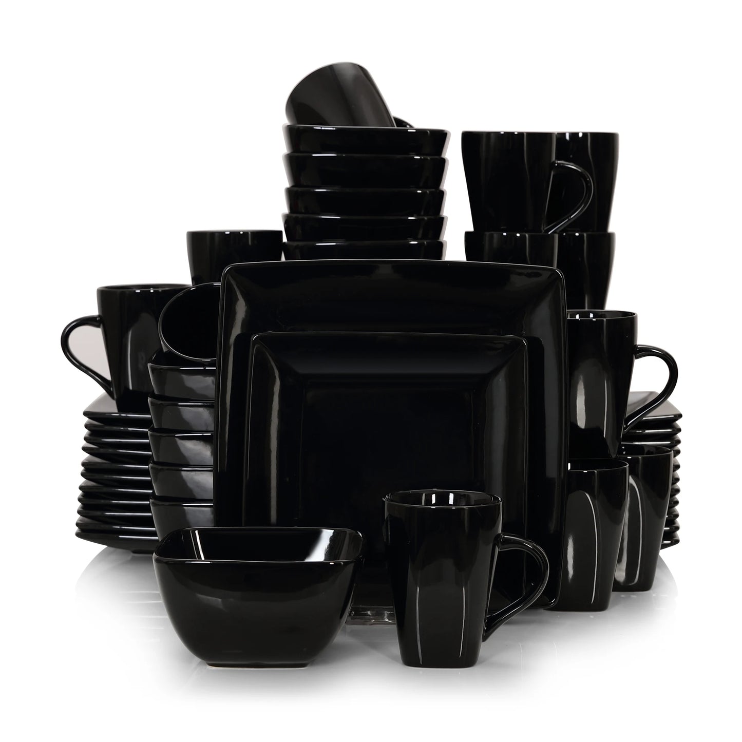 Vaisselle porcelaine 4/12 personnes - SOHO - 16 à 48 pièces