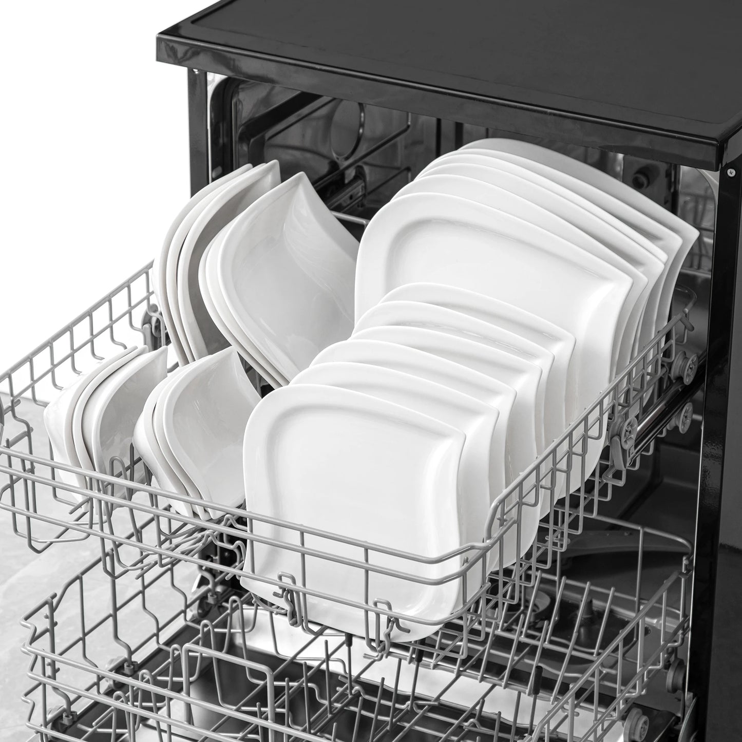 Vaisselle porcelaine 6/12 personnes IVORY - 24 à 48 pièces