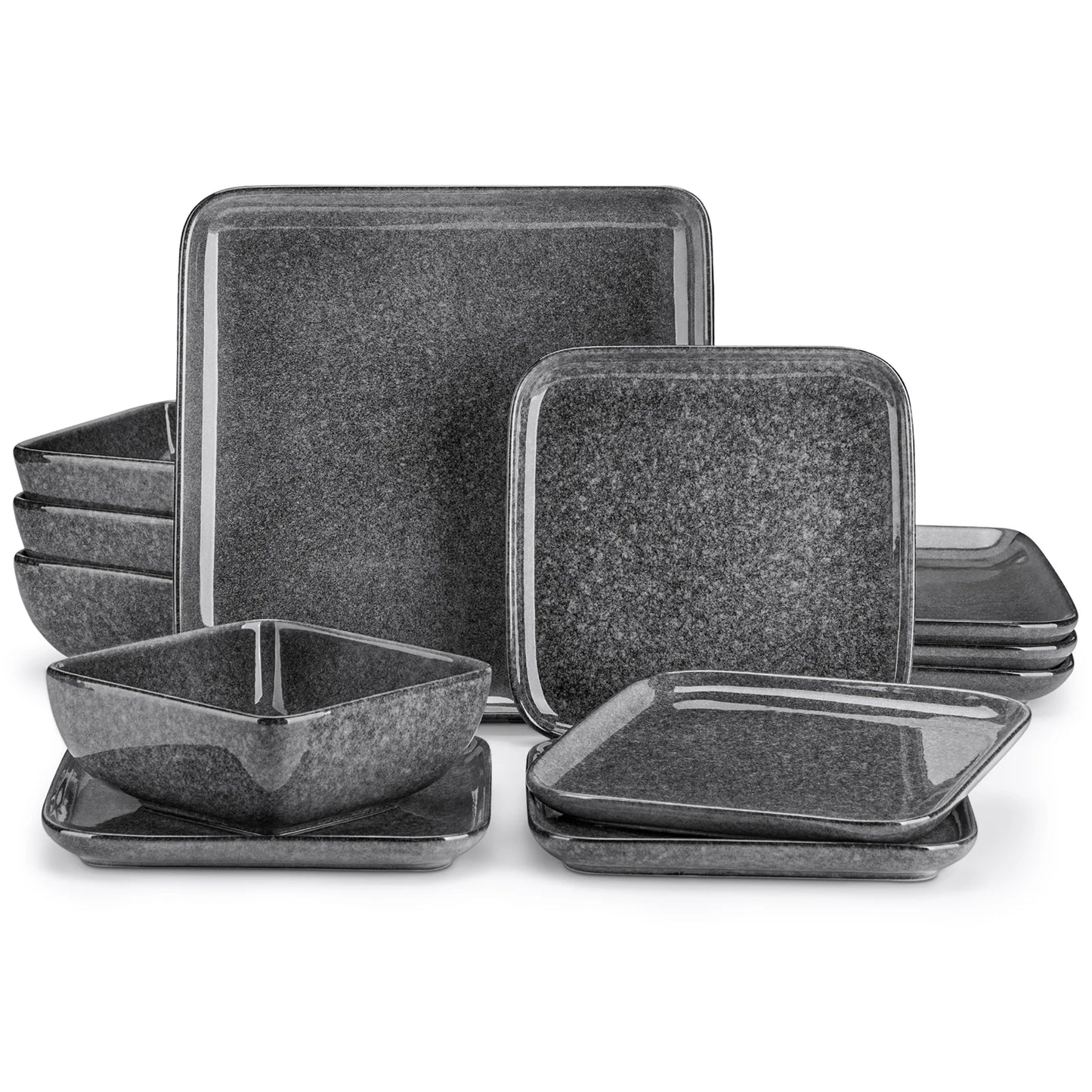 Vaisselle en grès 4/8 personnes - CROCKERY - 12 à 24 pièces