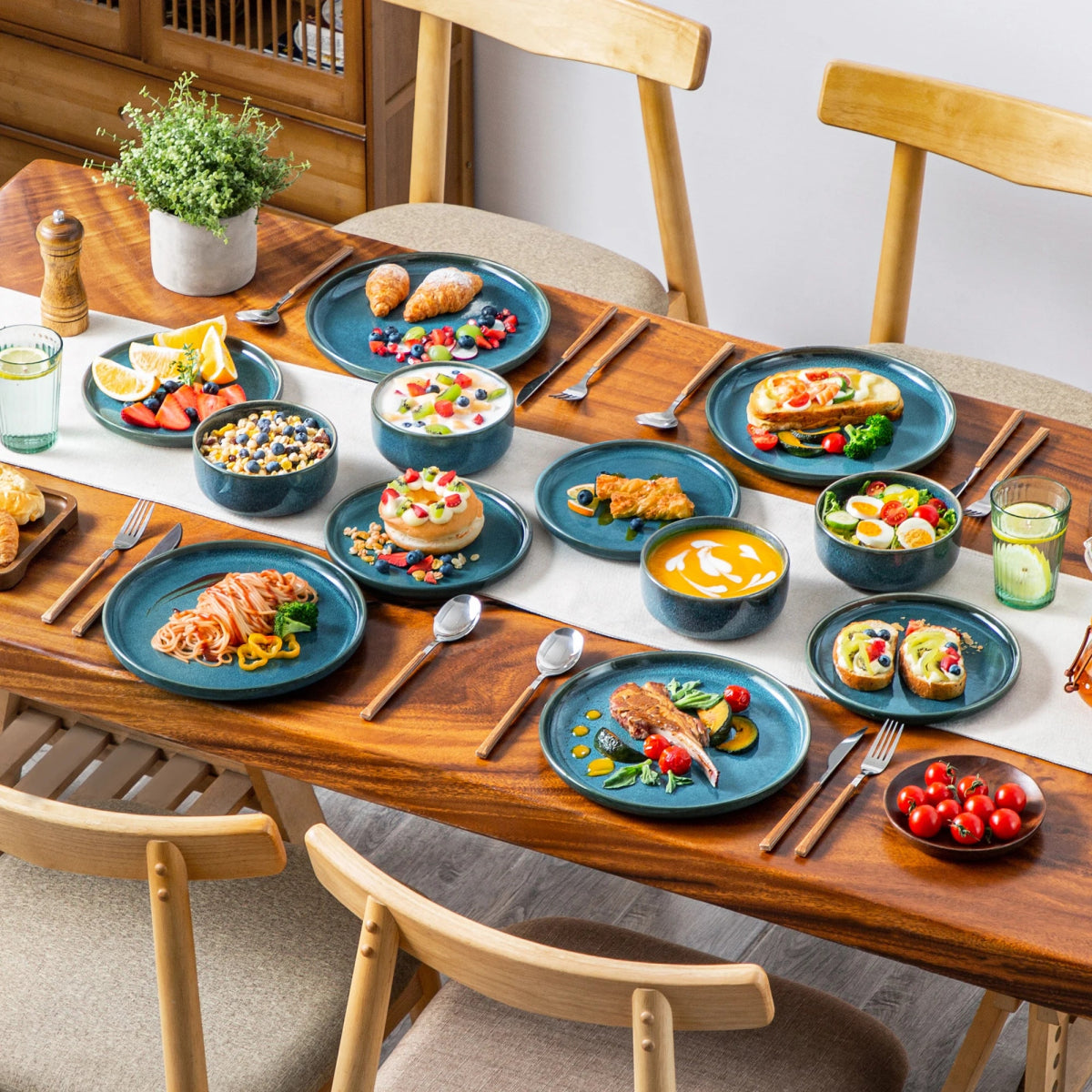 Vaisselle céramique 6/12 personnes - MALA 18/36 pièces Novia Home 1435068618P2MALA7763201336101