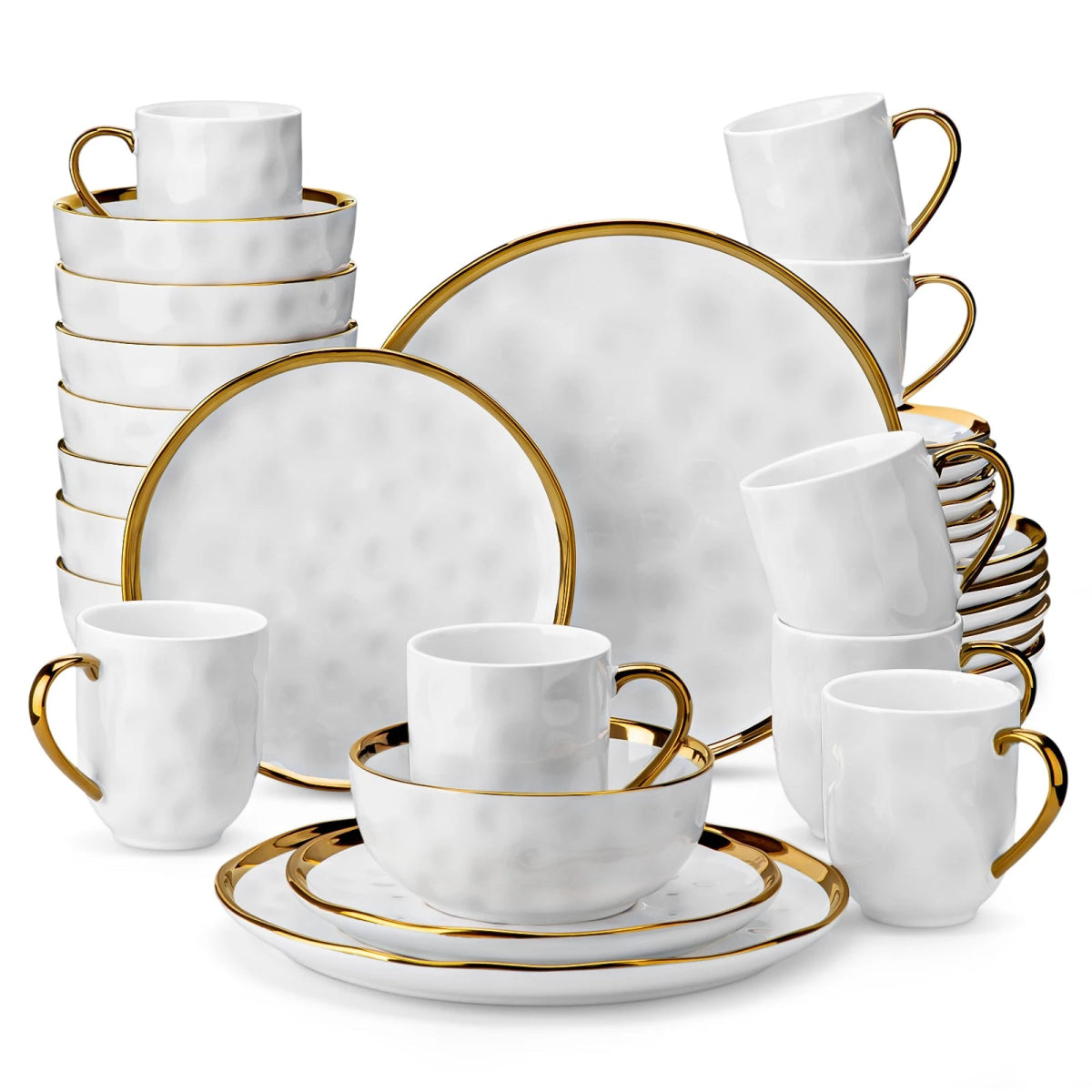 Vaisselle en grès 4/8 personnes - GEC - 16/32 pièces Novia Home 1435085332P20GEC7763201336101