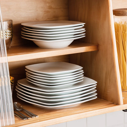 Vaisselle porcelaine 6 personnes - JULIA - 30 pièces