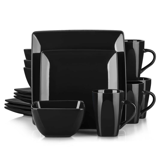 Vaisselle porcelaine 4/12 personnes - SOHO - 16 à 48 pièces