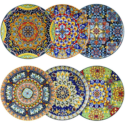 Assiette céramique 6/12 personnes - AZULE 6/12 pièces Novia Home 14350686DinnerPlate27763213361012134666826P
