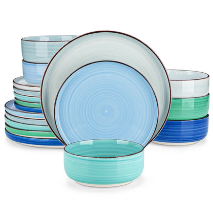 Vaisselle céramique 4/6 personnes - MALA - 12/24 pièces Novia Home 1417518Piece200007763201336101