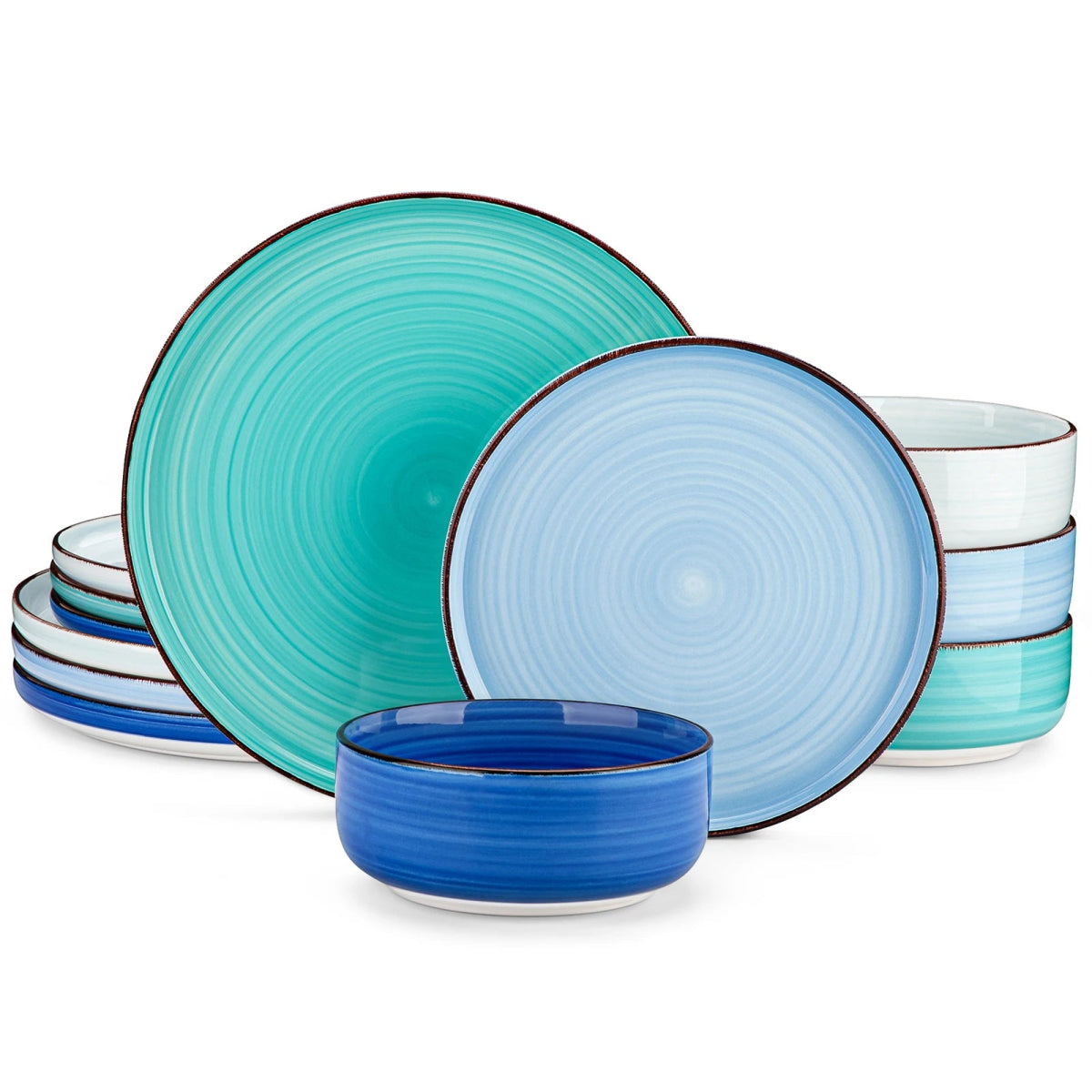 Vaisselle céramique 4/6 personnes - MALA - 12/24 pièces Novia Home 1419312Piece2MALA7763201336101