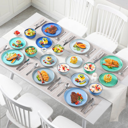 Vaisselle céramique 4/6 personnes - MALA - 12/24 pièces Novia Home 1469116Piece200007763201336101