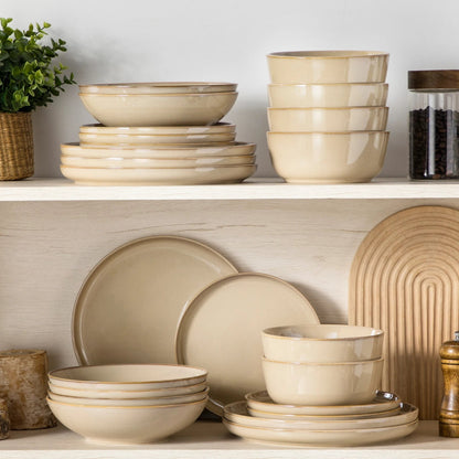 Vaisselle en grès 4/12 personnes - BROW - 12 /36 pièces Novia Home 1435068612Piece2BROW7763201336101