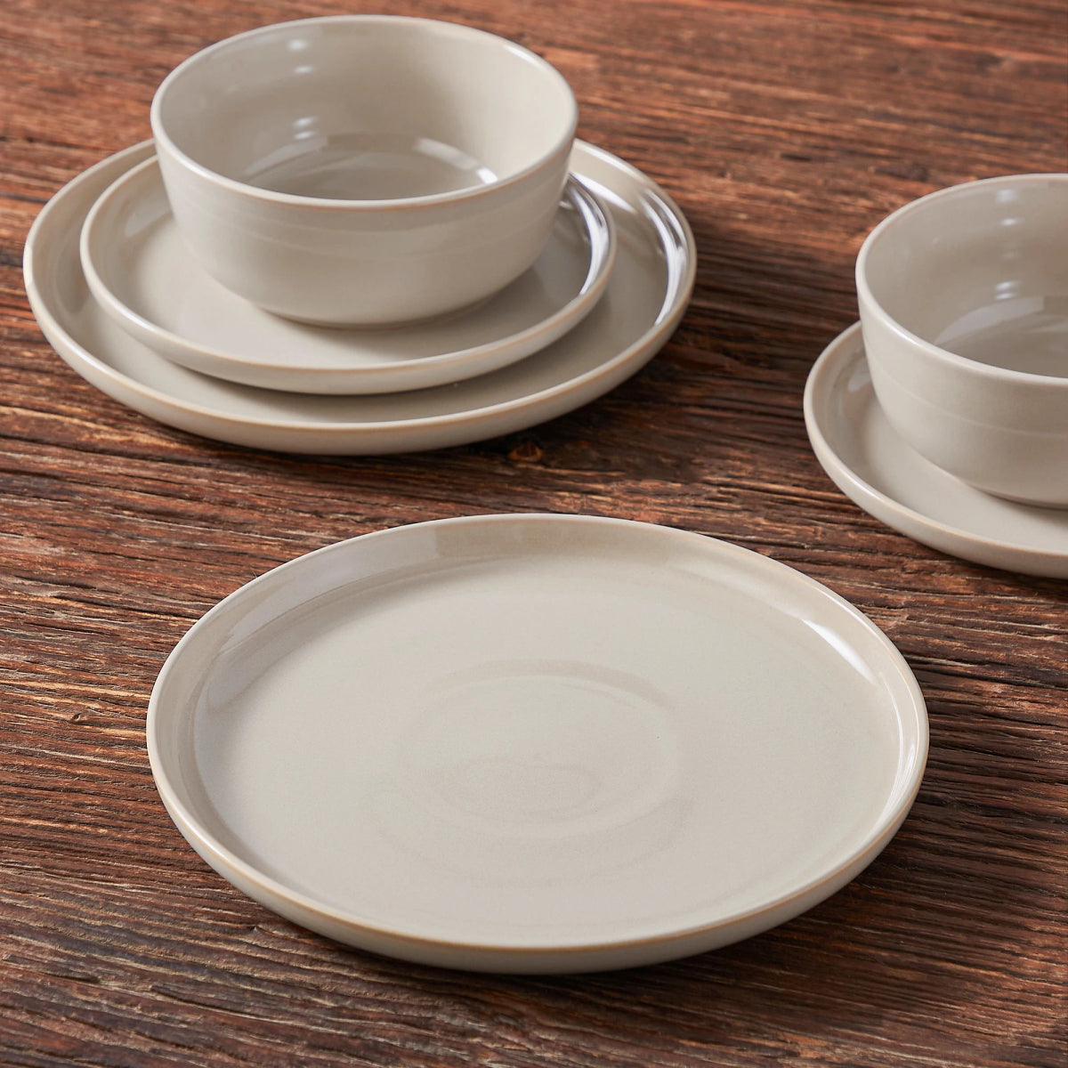 Vaisselle en grès 4/12 personnes - BROW - 16/32 pièces Novia Home 1419312Piece2BROW7763201336101