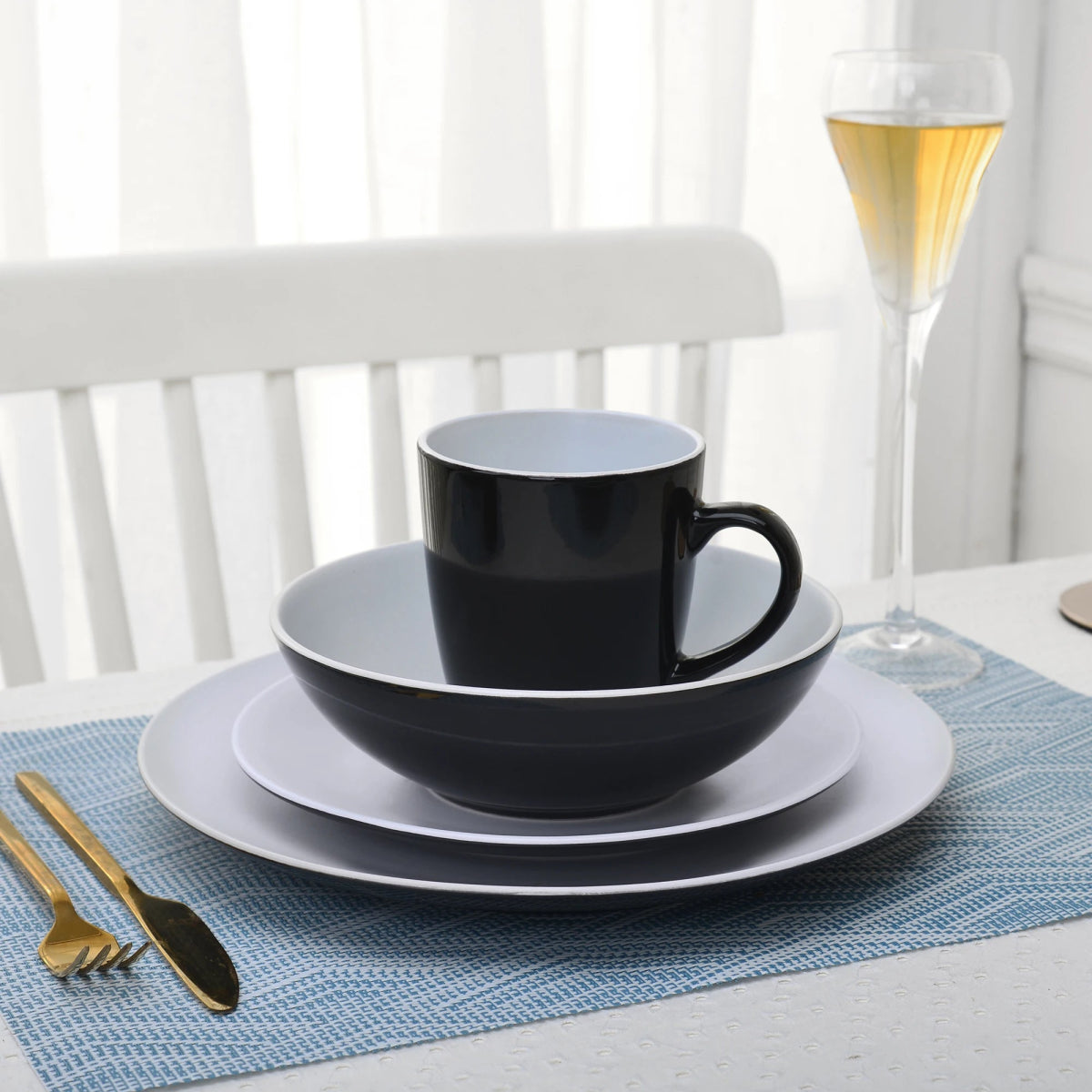 Vaisselle en grès 4/12 personnes - LENTO - 16/48 pièces Novia Home 1417316pcs200007763201336101GERMANY