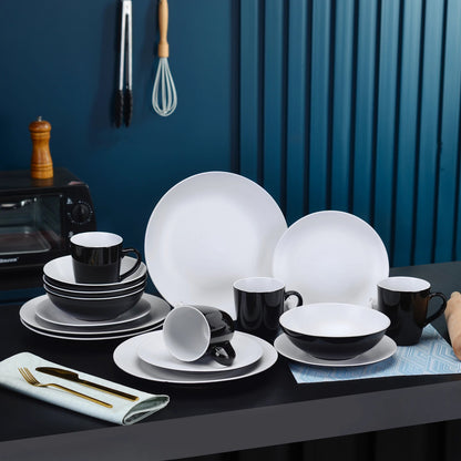 Vaisselle en grès 4/12 personnes - LENTO - 16/48 pièces Novia Home 1417316pcs200007763201336101GERMANY