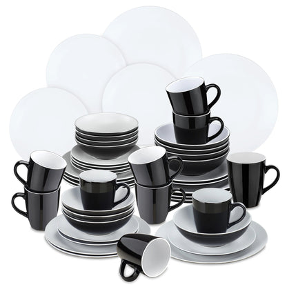 Vaisselle en grès 4/12 personnes - LENTO - 16/48 pièces Novia Home 1417316pcs200007763201336101GERMANY