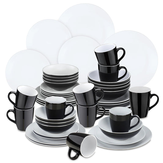 Vaisselle en grès 4/12 personnes - LENTO - 16/48 pièces Novia Home 1417316pcs200007763201336101GERMANY