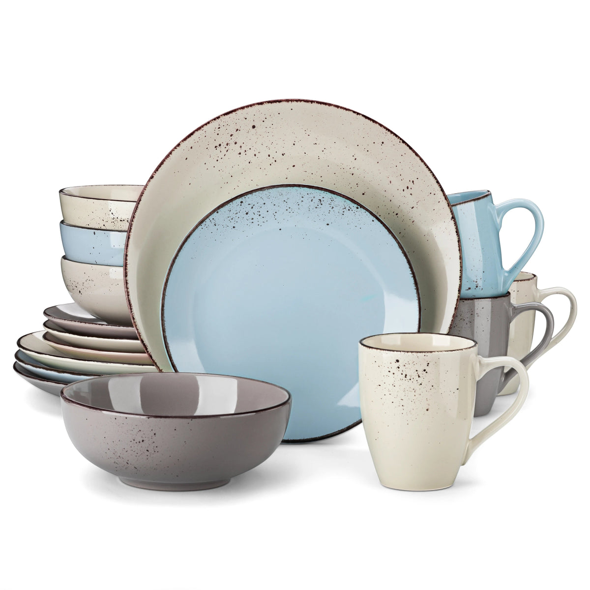 Vaisselle en grès 4/12 personnes - NAVIA - 16/48 pièces Novia Home 1419316Piece2NAVIA7763201336101