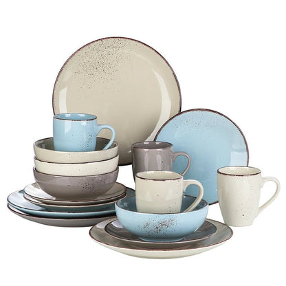 Vaisselle en grès 4/12 personnes - NAVIA - 16/48 pièces Novia Home 1419316Piece2NAVIA7763201336101