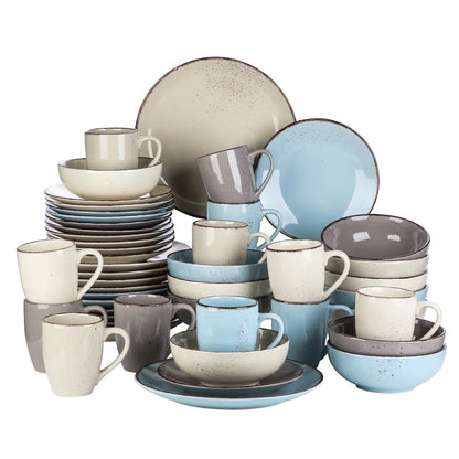 Vaisselle en grès 4/12 personnes - NAVIA - 16/48 pièces Novia Home 1419316Piece2NAVIA7763201336101