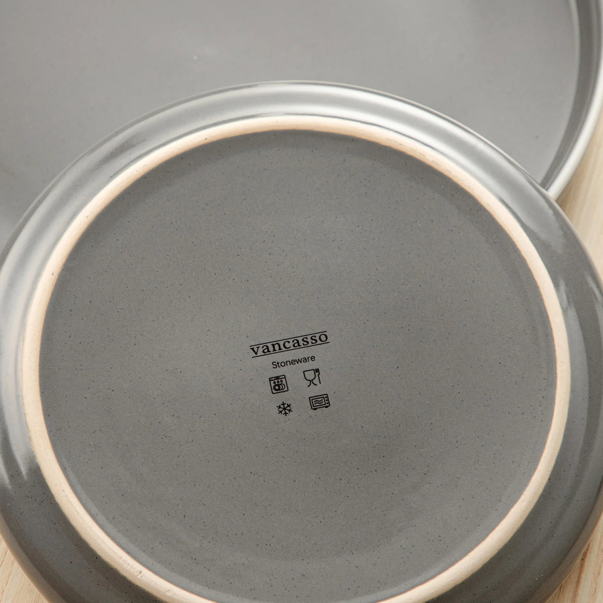 Vaisselle en grès 4/12 personnes - SESAM - 16/48 pièces Novia Home 14-365458-Grey-16P-200007763-201336101-GERMANY