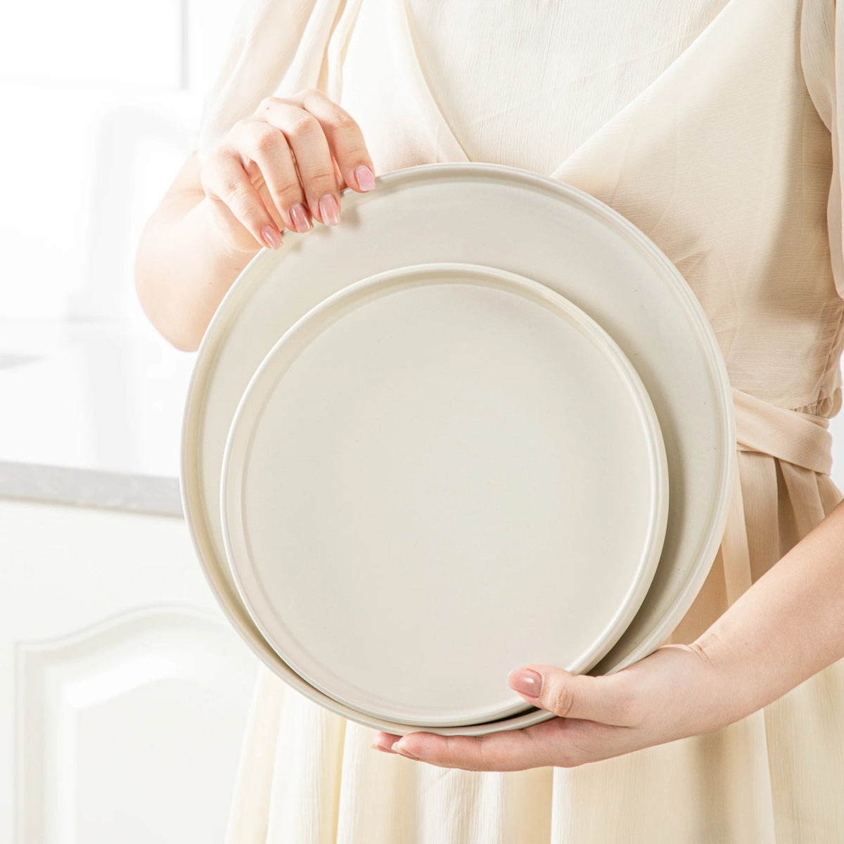 Vaisselle en grès 4/12 personnes - VENUS - 12/36 pièces Novia Home 14175CREAMWHITECW1662810712P27763201336101