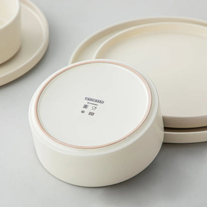 Vaisselle en grès 4/12 personnes - VENUS - 12/36 pièces Novia Home 14175CREAMWHITECW1662810712P27763201336101