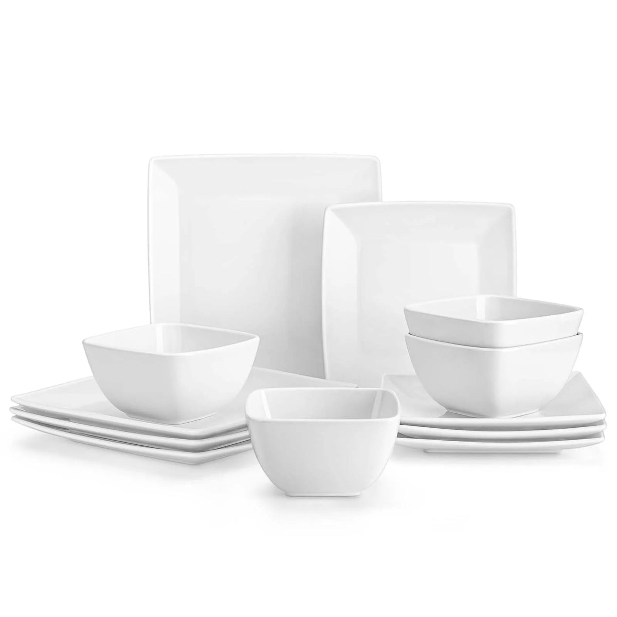 Vaisselle en grès 4/8 personnes - GLOSSY - 12/24 pièces Novia Home 1419312Piece2GLOSSY7763201336101