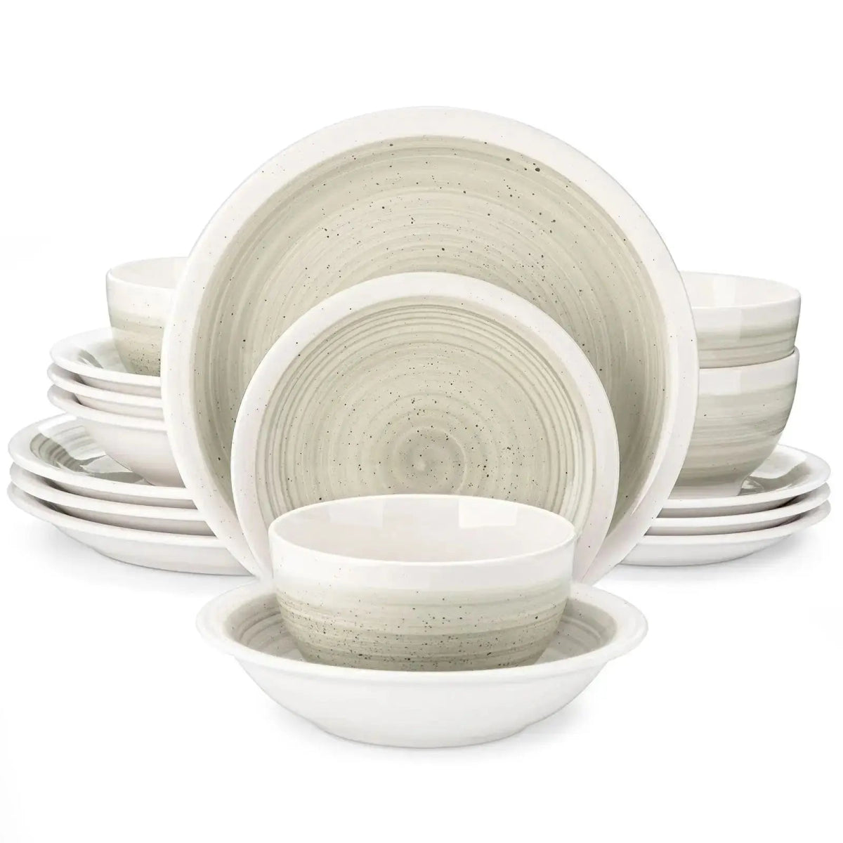 Vaisselle en grès 4/8 personnes - ORI - 16/36 pièces Novia Home 14691Green1662810716pcs27763201336101