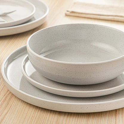 Vaisselle en grès 4/8 personnes - SESAM - 16/32 pièces Novia Home 14-29-White-16P-200007763-201336101-GERMANY