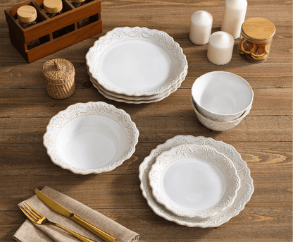 Vaisselle en grès 4/8 personnes - SHERIF - 16/32 pièces Novia Home 1417532P27763201336101