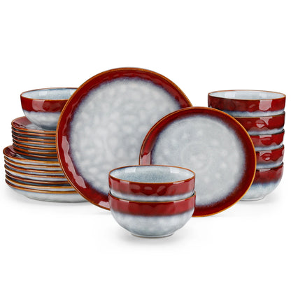 Vaisselle en grès 4/8 personnes - STARRY - 12/24 pièces Novia Home 1417524Piece2STARRY7763201336101