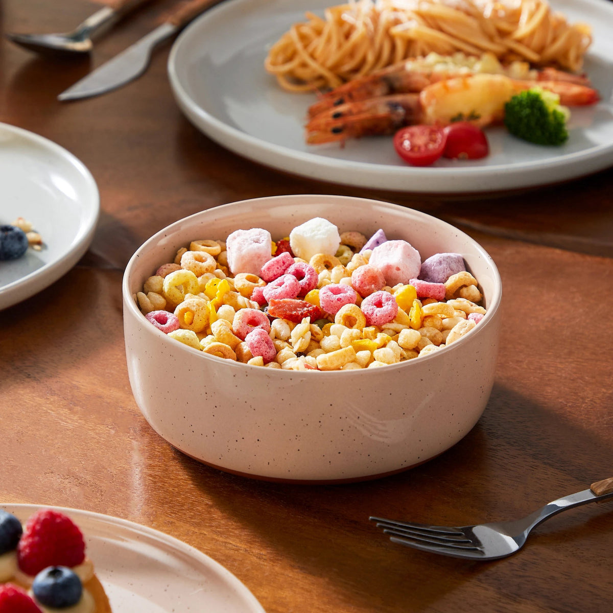 Vaisselle en grès 4/8 personnes - TARA - 12/24 pièces Novia Home 14193MixColor12Piece27763201336101