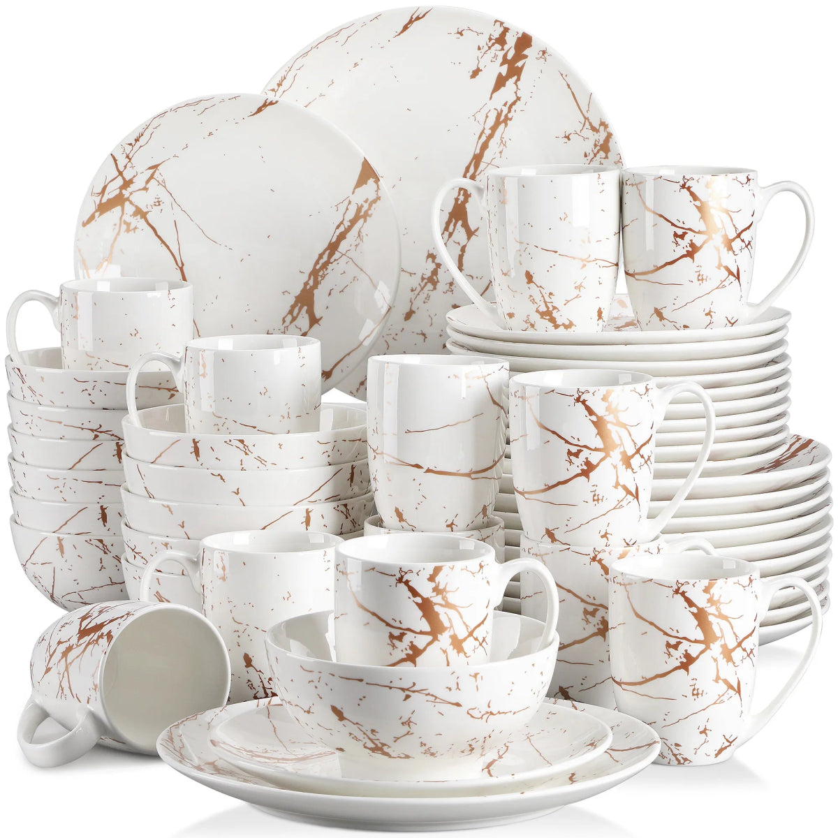Vaisselle porcelaine 4/12 personnes - SOFT - 16/48 pièces Novia Home 1469148PIECE200007763201336101GERMANY