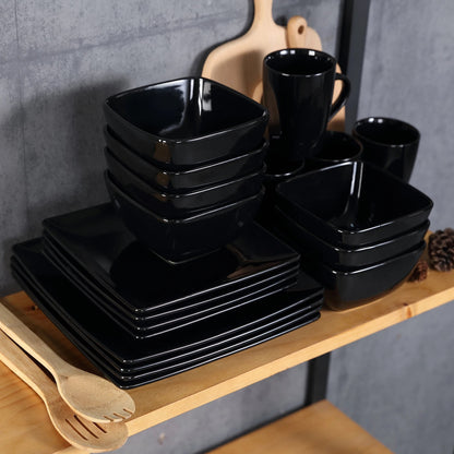 Vaisselle porcelaine 4/12 personnes - SOHO - 16/48 pièces Novia Home 1417316PIECE27763201336101GERMANY