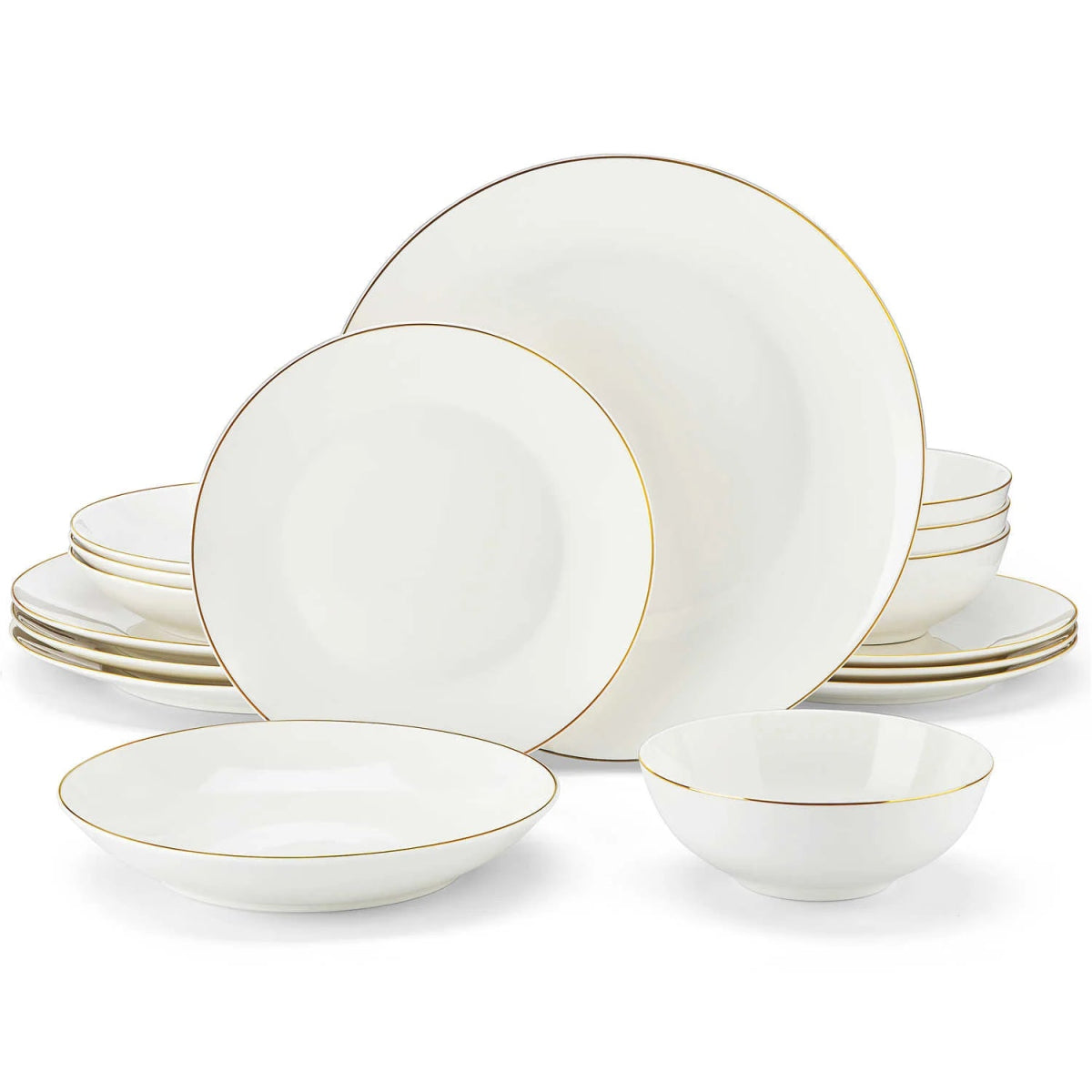 Vaisselle porcelaine 4/8 perosnnes - NORDIC - 16/32 pièces Novia Home 14193JERA1662810716PCS200007763201336101