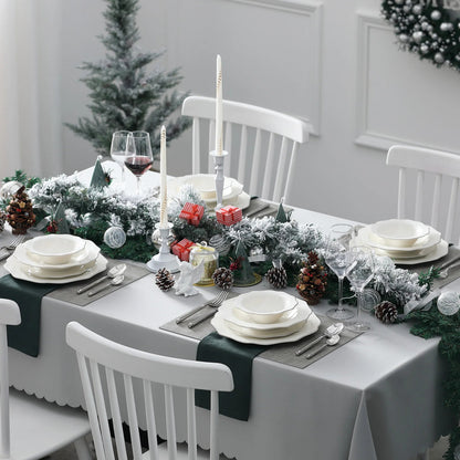 Vaisselle porcelaine 4/8 personnes - LOTUS - 16/32 pièces Novia Home 1419316PIECE2LOTUS7763201336101