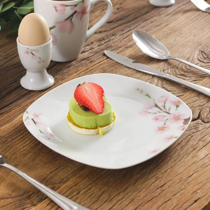 Vaisselle porcelaine 6/12 personnes ANNIE 50/100 pièces Novia Home 141050P2776321336101GERMANY