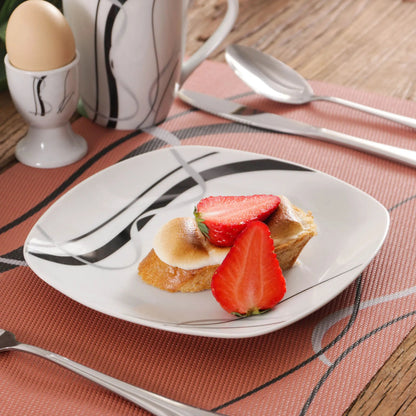 Vaisselle porcelaine 6/12 personnes - FIONA 50/100 pièces Novia Home 141050PFIONA2776321336101GERMANY